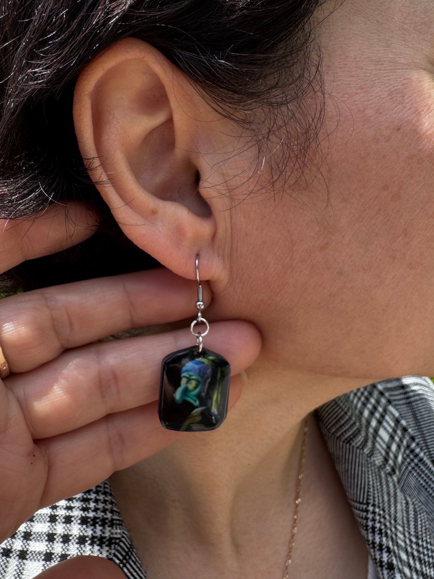 Earrings an old witch  #01